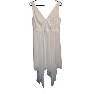 Ever Pretty White Asymetrical Dress Size 12